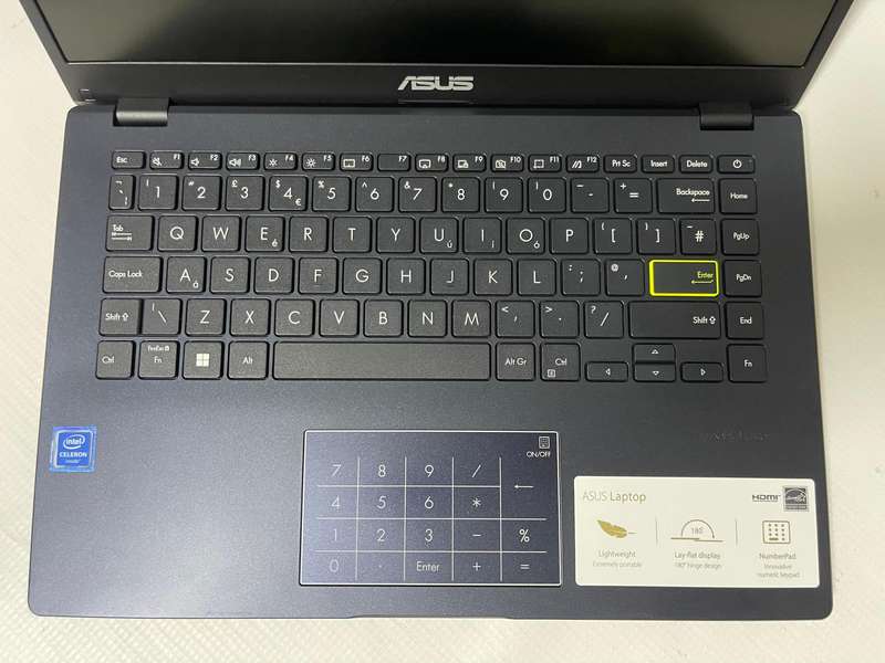 ASUS Vivobook E410 Intel® Celeron® N4500 4GB RAM 256GB SSD Laptop + Free Laptop Bag + Wireless Mouse