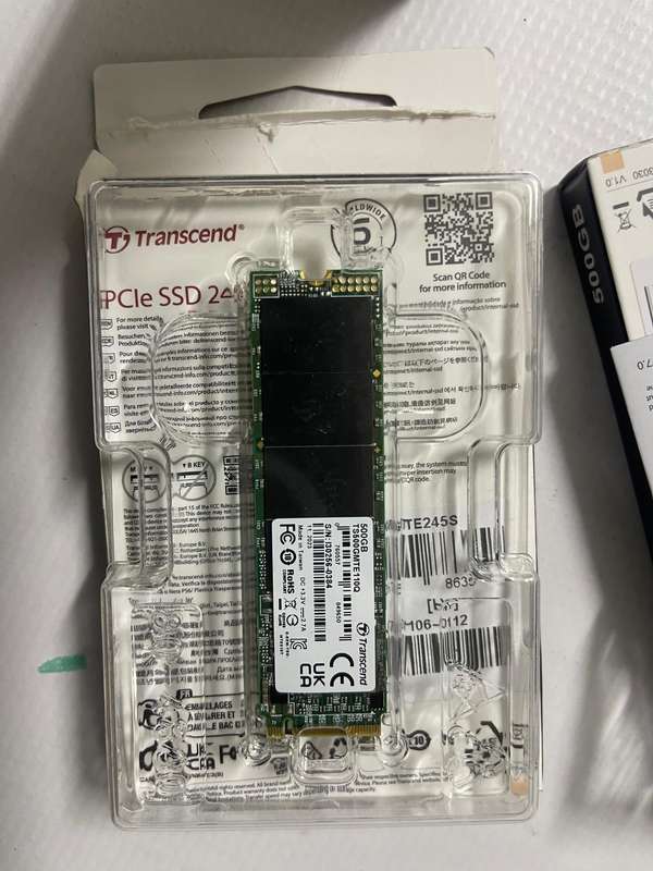 Transcend 500GB PCIe/NVMe M.2 Internal SSD