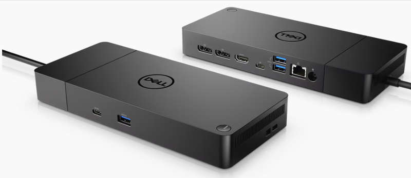DELL K20A - DELL WD19 - PRE-OWNED DOCKING STATION w/ 130w Original Dell Power Adaptor