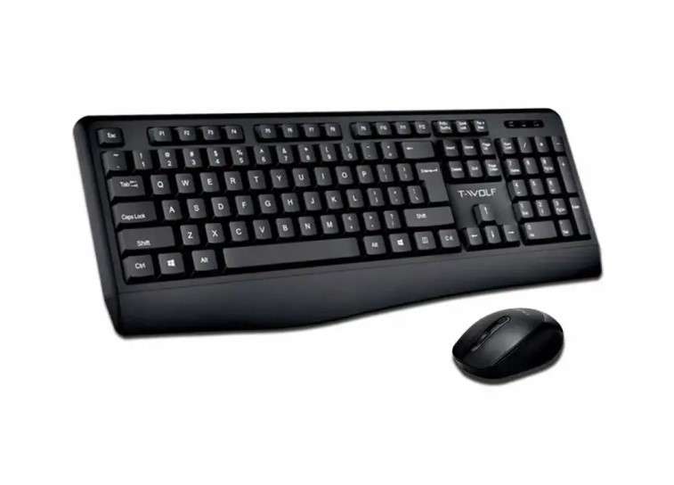 T-Wolf Wireless Keyboard and Mouse Combo TF-100