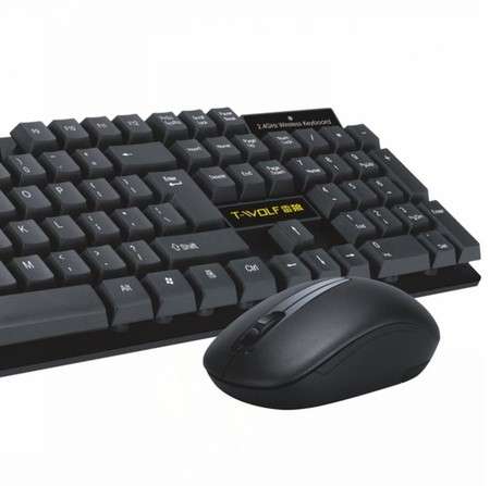 T-Wolf Wireless Keyboard and Mouse Combo TF-100