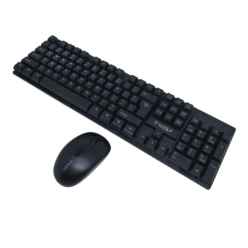 T-Wolf Wireless Keyboard and Mouse Combo TF-100