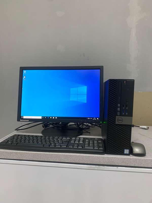 Dell Optiplex 3040 INTEL i3 - 6100 CPU@3.70GHz - 4GB RAM - 500GB HDD W/ 19 INCH MONITOR - WIFI
