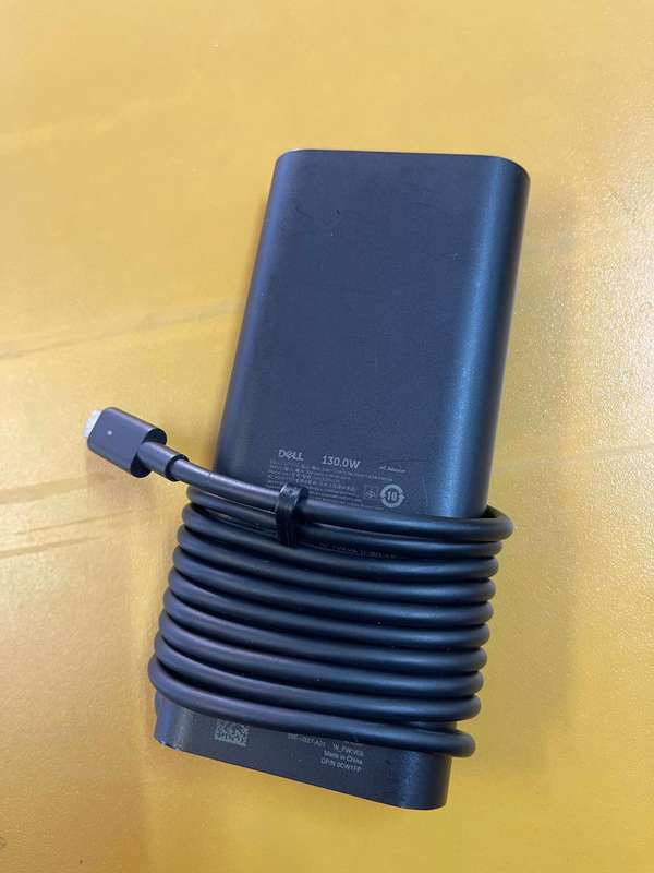 Dell 130W Original USB-C/Type C Charger AC Adaptor for Dell Laptops w/ SA Power cord