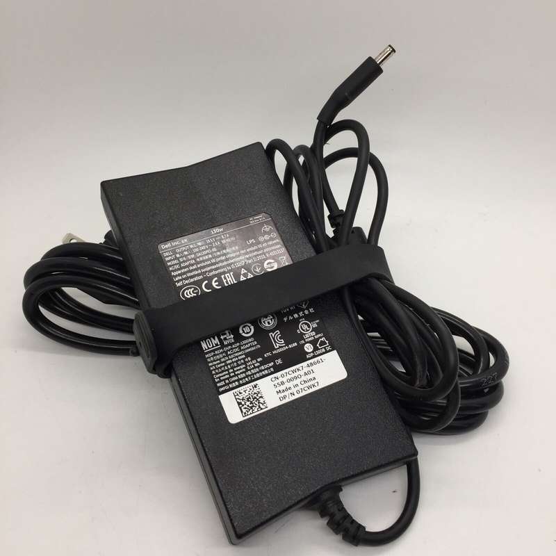 Dell 130W 19.5V 6.67A Original Small Pin Laptop AC Power Charger/Adapter 4.5mm Barrel