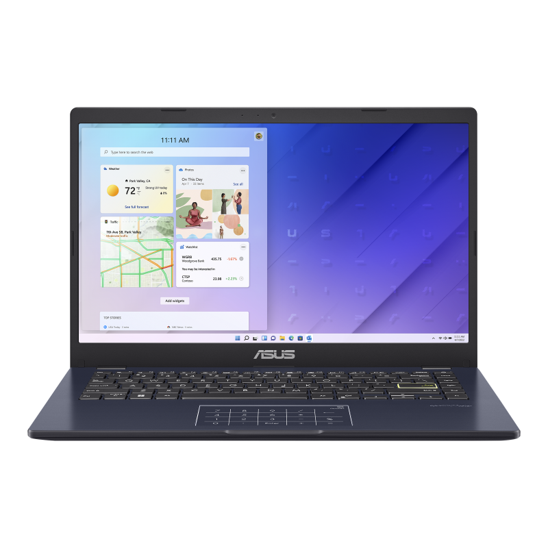 ASUS Vivobook E410 Intel® Celeron® N4500 4GB RAM 256GB SSD Laptop + Free Laptop Bag + Wireless Mouse