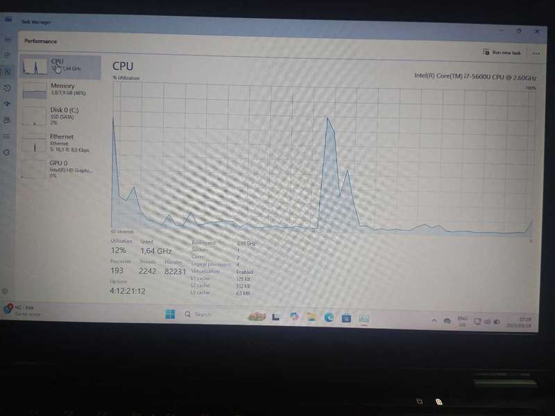 Dell Latitude E7250 i7-5600U @2.60GHz
