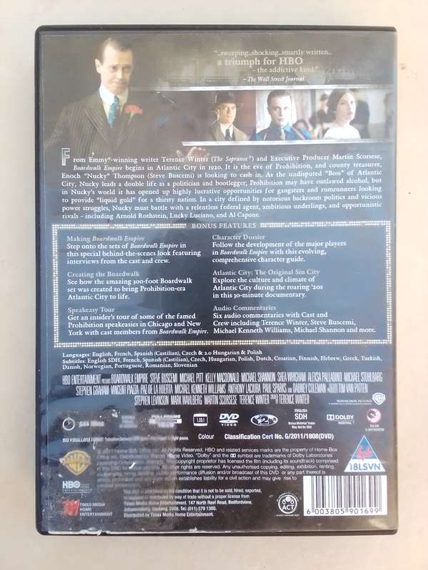 Boardwalk Empire, the Complete First Season