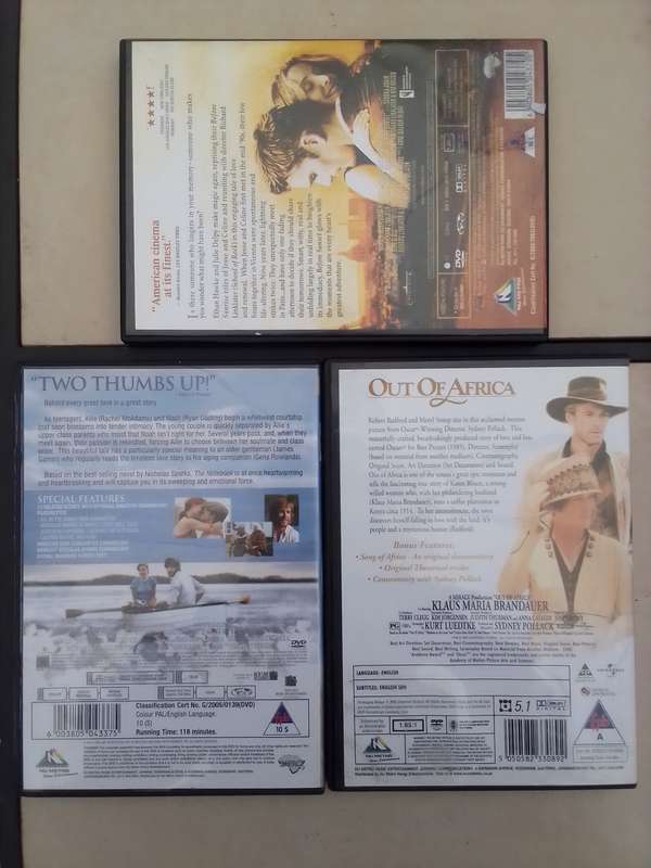 Romance movies DVD Bundle