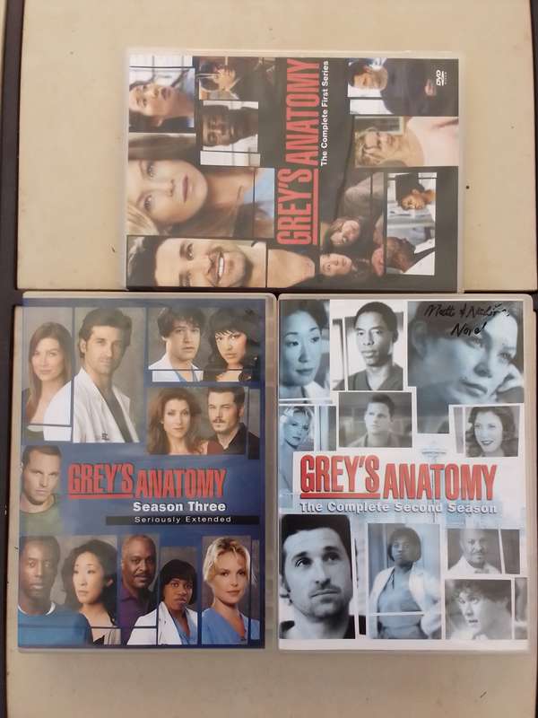 Grey's Anatomy, the First, Second & Third Season