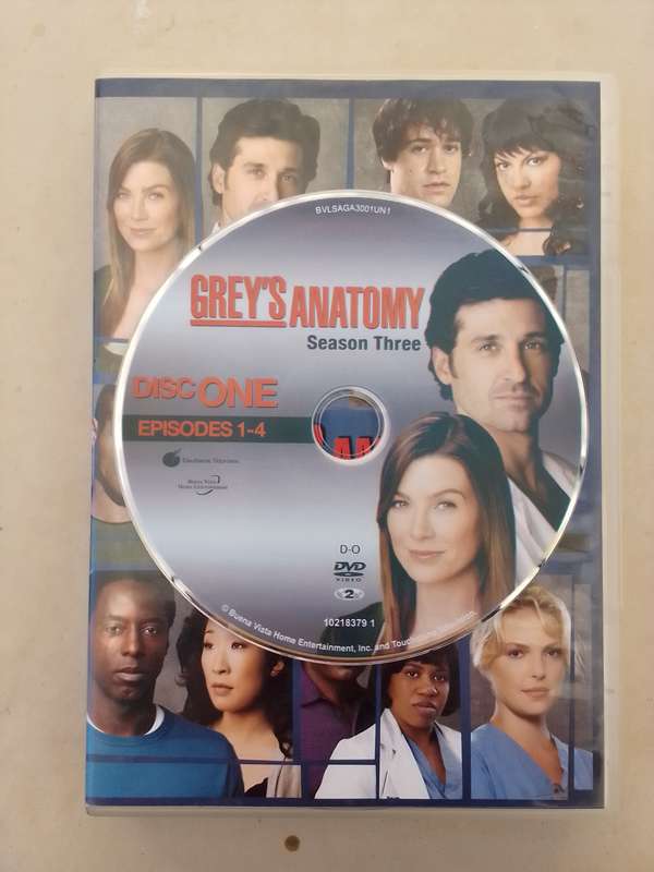 Grey's Anatomy, the First, Second & Third Season