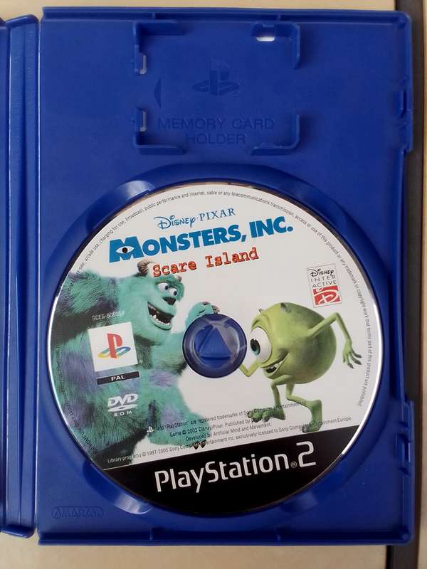 PS2 Video Game bundle ("Monsters, Inc.: Scare Island", "Strawberry Shortcake: The Sweet Dreams Game"
