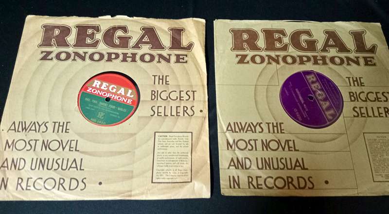Regal vinyl 78RPM LP's