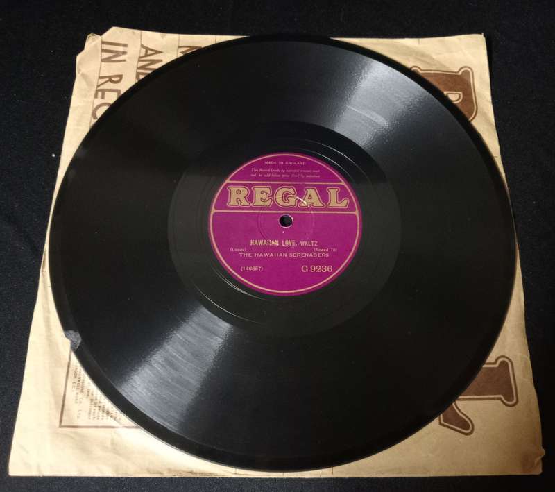 Regal vinyl 78RPM LP's
