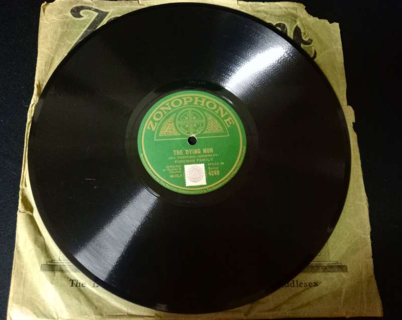 Zonophone vintage vinyl 78RPM LP's