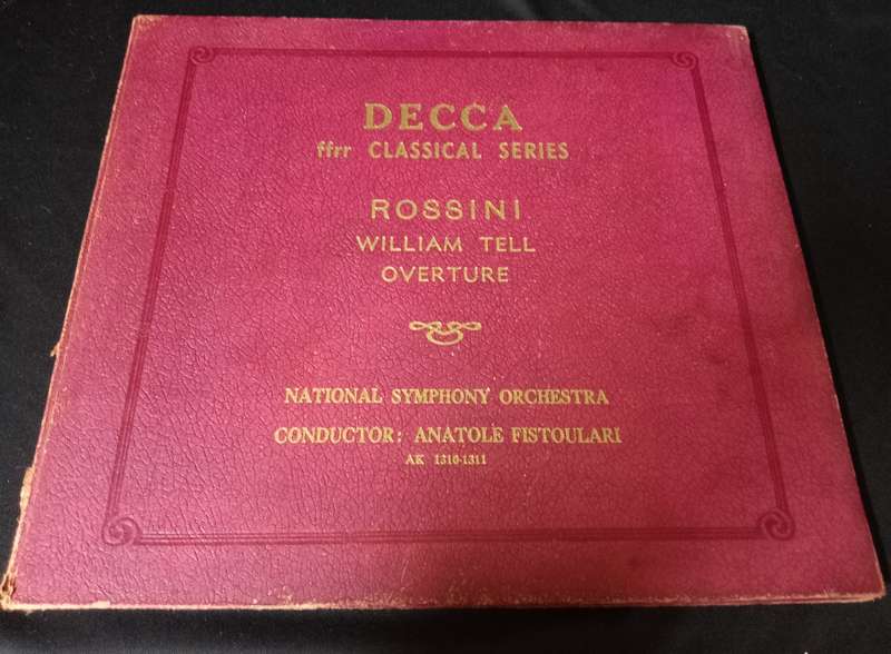 Decca vintage vinyl 78RPM LP's - Rossini - William Tell Overture