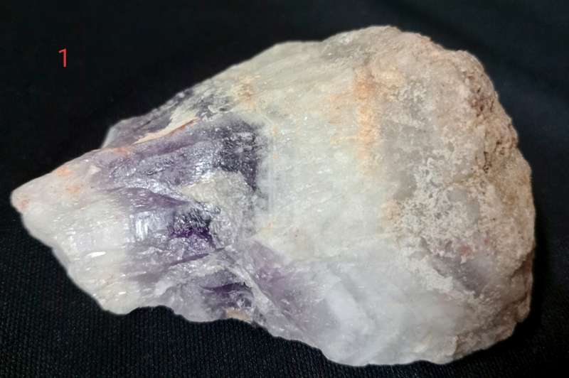 Amethyst/white quartz