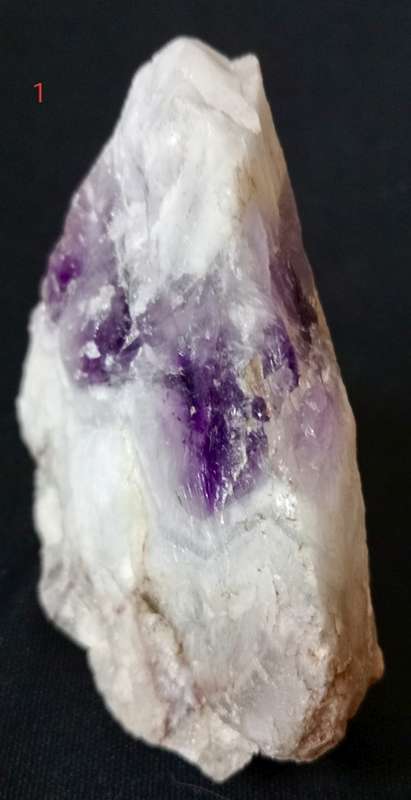 Amethyst/white quartz