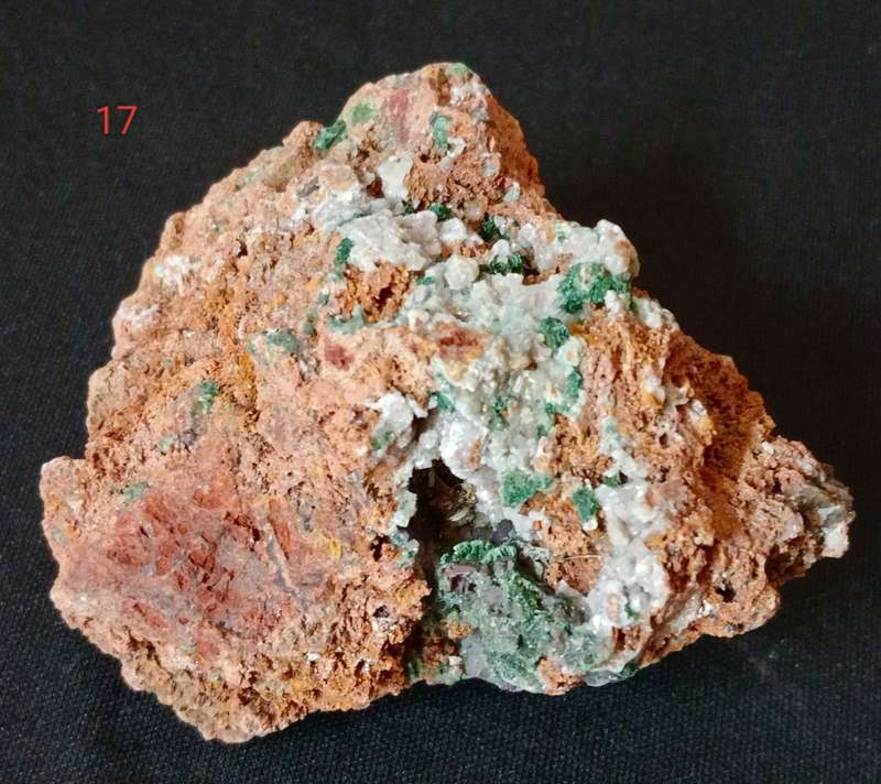Smithsonite/Dolomite/Malachite - Tsumeb, Namibia