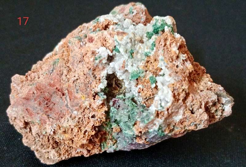 Smithsonite/Dolomite/Malachite - Tsumeb, Namibia