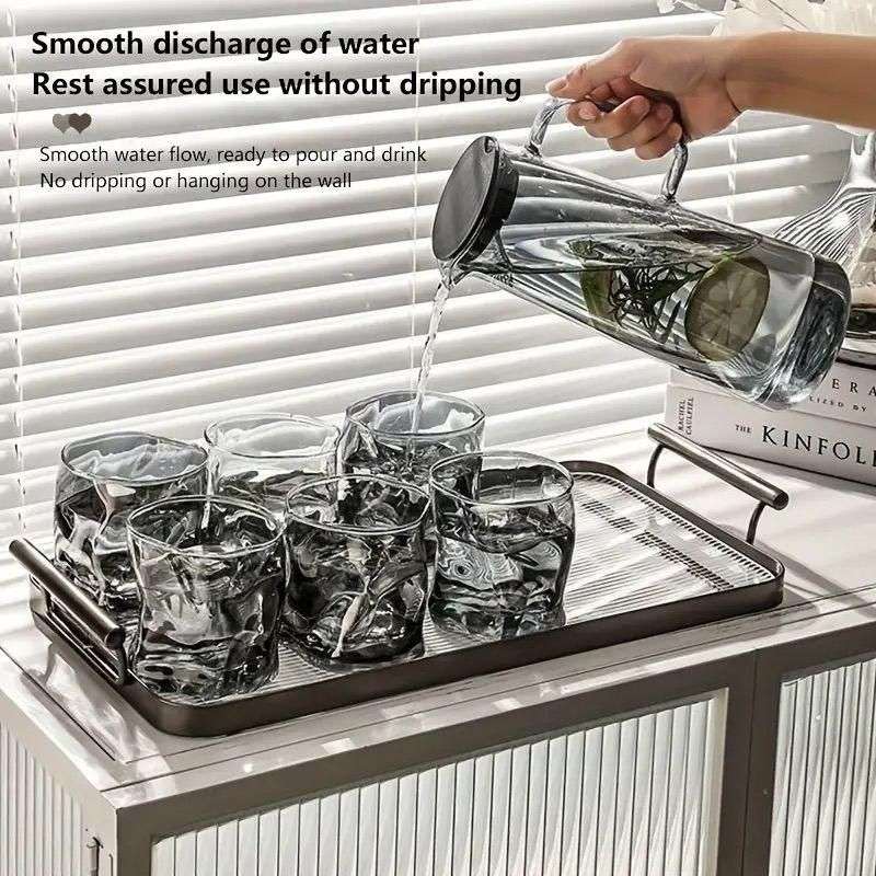 7 pc jug and glasses set