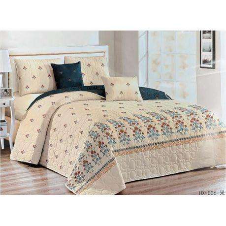Bedspread Set Queen 5 Piece Microfiber