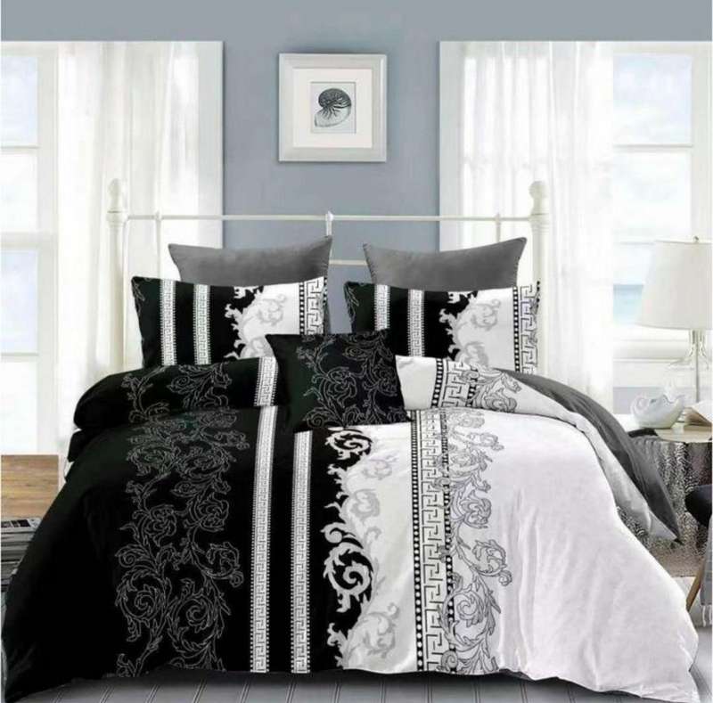 Bedspread Set Queen 5 Piece Microfiber