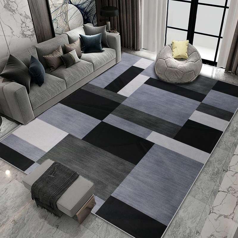 230cmx160cm Authentic 3D Design Rug Printed - Grey