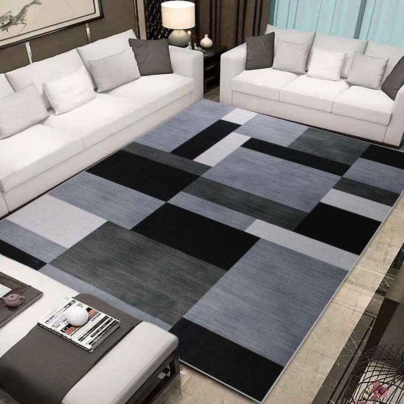 230cmx160cm Authentic 3D Design Rug Printed - Grey