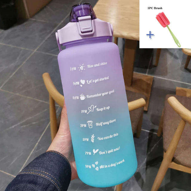 3 Pack Motivational Water Bottle - 2 Litre