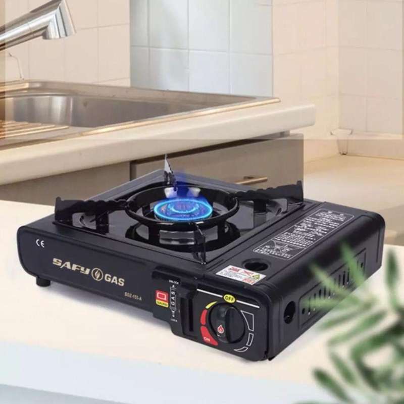 Single Burner Canister Camping Gas Stove with Travel Case