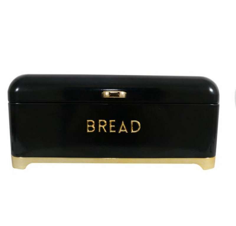 Bread Bin & Canister Set 4 Piece Retro