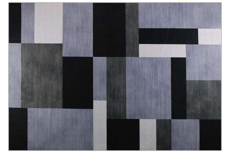 230cmx160cm Authentic 3D Design Rug Printed - Grey