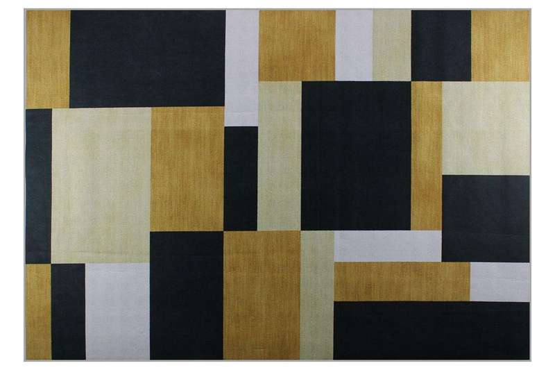 230cmx160cm Authentic 3D Design Rug Printed - Yellow