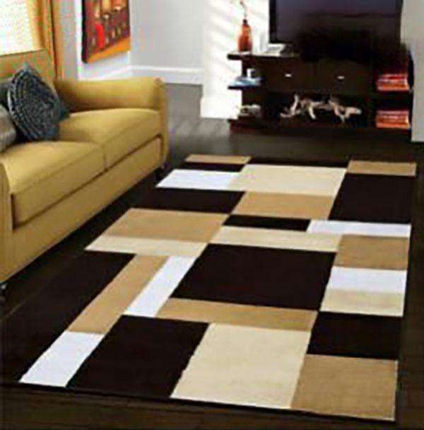 230cmx160cm Authentic 3D Design Rug Printed - Yellow