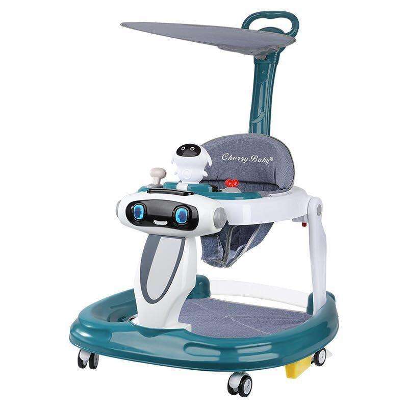 Baby's Folding Learning Walk Multi-Purpose Anti-Rollover Walker