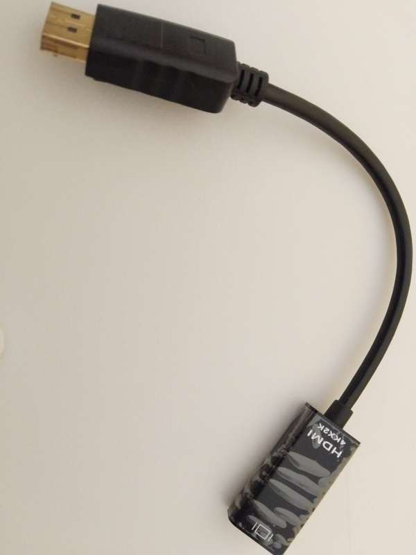 4K display port to HDMI adapter