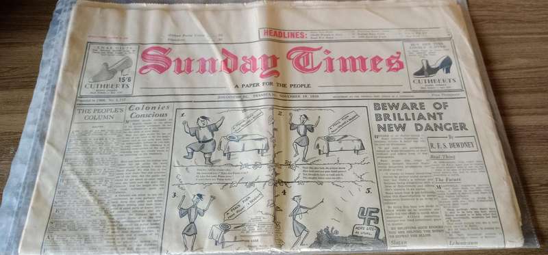Rare WWII Newspapers