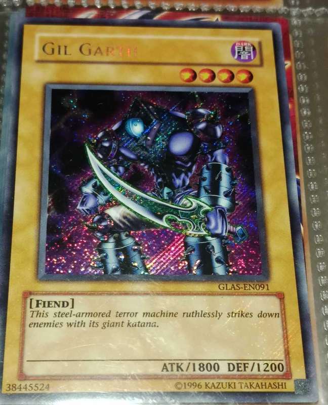 Trading Card - Yugioh Gil Garth Secret Rare