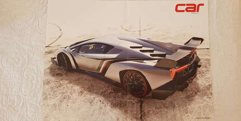 EIGHT LARGE MOTORCAR POSTERS OF POPULAR SPORTS CARS OF RECENT YEARS.