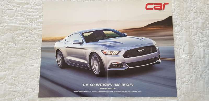 EIGHT LARGE MOTORCAR POSTERS OF POPULAR SPORTS CARS OF RECENT YEARS.