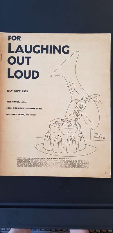 COMIC BOOK FROM 1959 - "FOR LAUGHING OUT LOUD".
