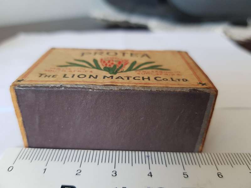 VINTAGE PROTEA MATCHES IN THE BIG WOODEN BOX - FULL BOX.