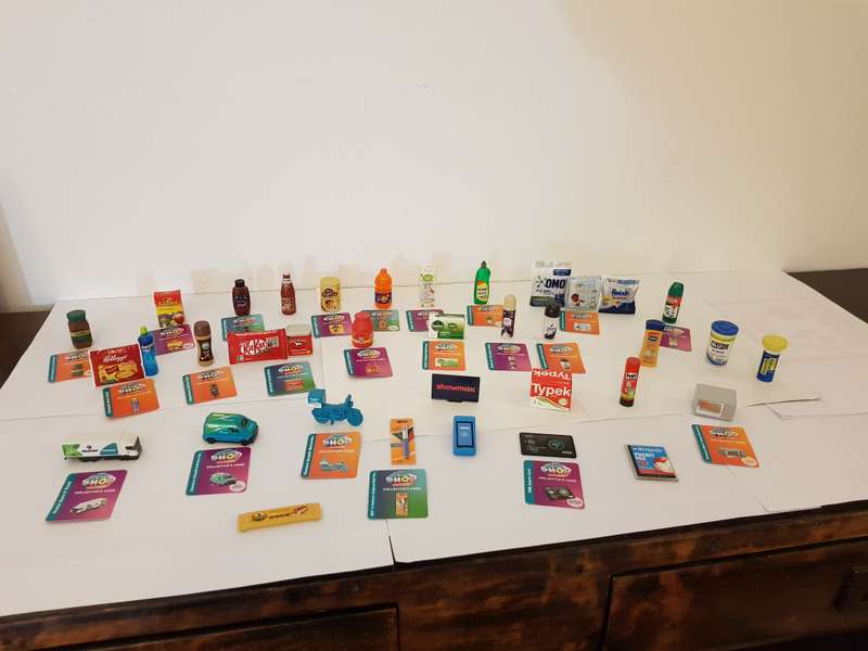 38 X CHECKERS EXTRA LITTLE SHOP MINI GROCERIES - LATEST EDITION ISSUED DURING 2024.