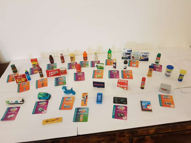 38 X CHECKERS EXTRA LITTLE SHOP MINI GROCERIES - LATEST EDITION ISSUED DURING 2024.