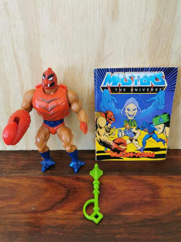 ORIGINAL CLAWFUL ACTION FIGURE FROM 1981 OF THE MASTERS OF THE UNIVERSE - MOTU, MATTEL.