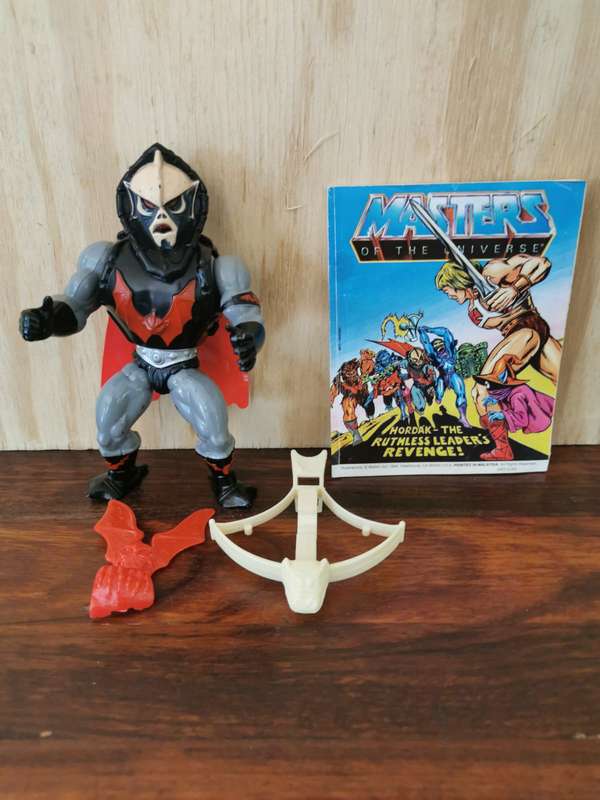 HORDAK ORIGINAL ACTION FIGURE FROM 1981 & TEAM MEMBER OF THE EVIL WARRIORS OF SKELETOR - MOTU-MATTEL