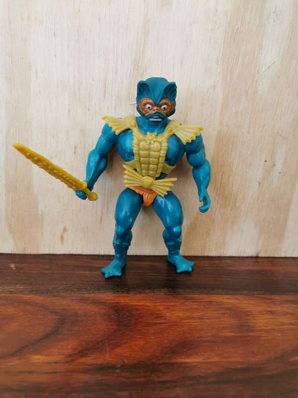 MER-MAN THE ORIGINAL 1981 ACTION FIGURE FROM MASTERS OF THE UNFIVERSE - MOTU - MATTEL.