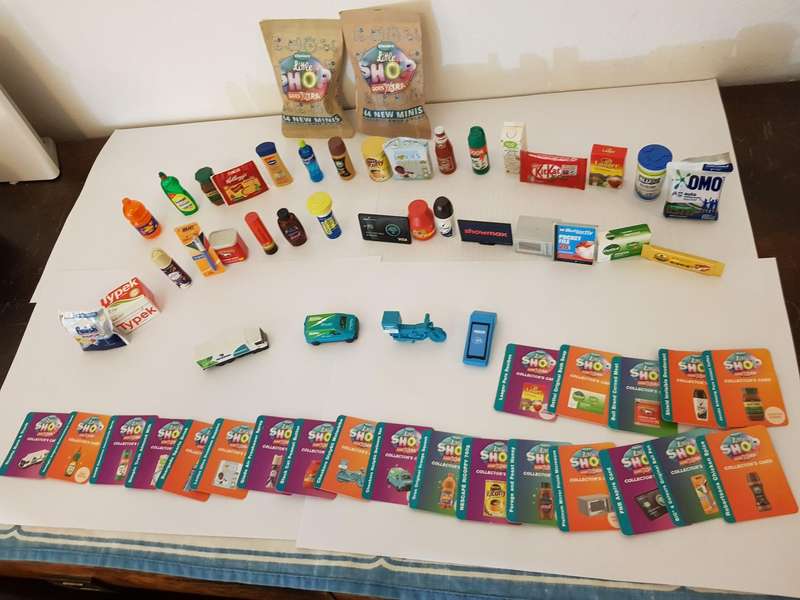 COLLECTION OF 38 CHECKERS LITTLE SHOP MINI GROCERIES, THE LATEST EDITION ISSUED IN DECEMBER 2024.
