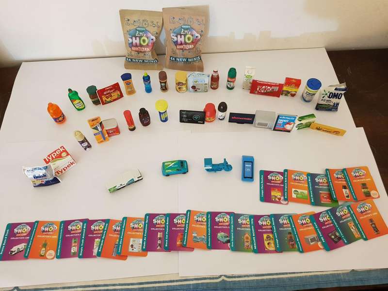 COLLECTION OF 38 CHECKERS LITTLE SHOP MINI GROCERIES, THE LATEST EDITION ISSUED IN DECEMBER 2024.
